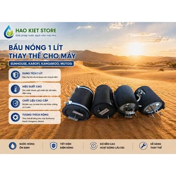 Bầu đun nóng 1L cho máy lọc nước nóng lạnh và tích hợp nóng lạnh Sunhouse, Kangaroo, Karofi, Mutosi…