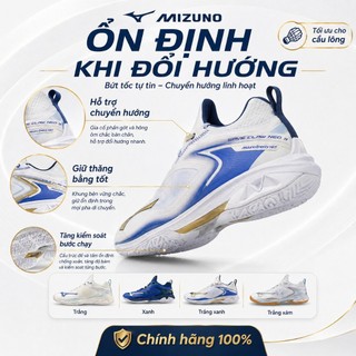 Giày Cầu Lông Mizuno Wave Claw Neo 3 mới 2026 –  Siêu Nhẹ, Bám Sân, Di Chuyển Linh Hoạt