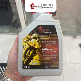 Dầu Nhớt Xe Tay Ga T-POWER MB 0.8L TERASU SN 10W-40 - Xe Ga Êm Máy, Mát Máy, Tiết Kiệm Nhiên Liệu