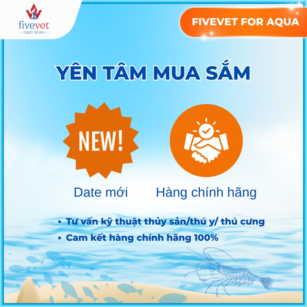 Dung Dịch Xử Lý Nước Hồ Cá Có Rêu Tảo FIVEVET – Five-Gaeclean Aqua (TS cảnh)