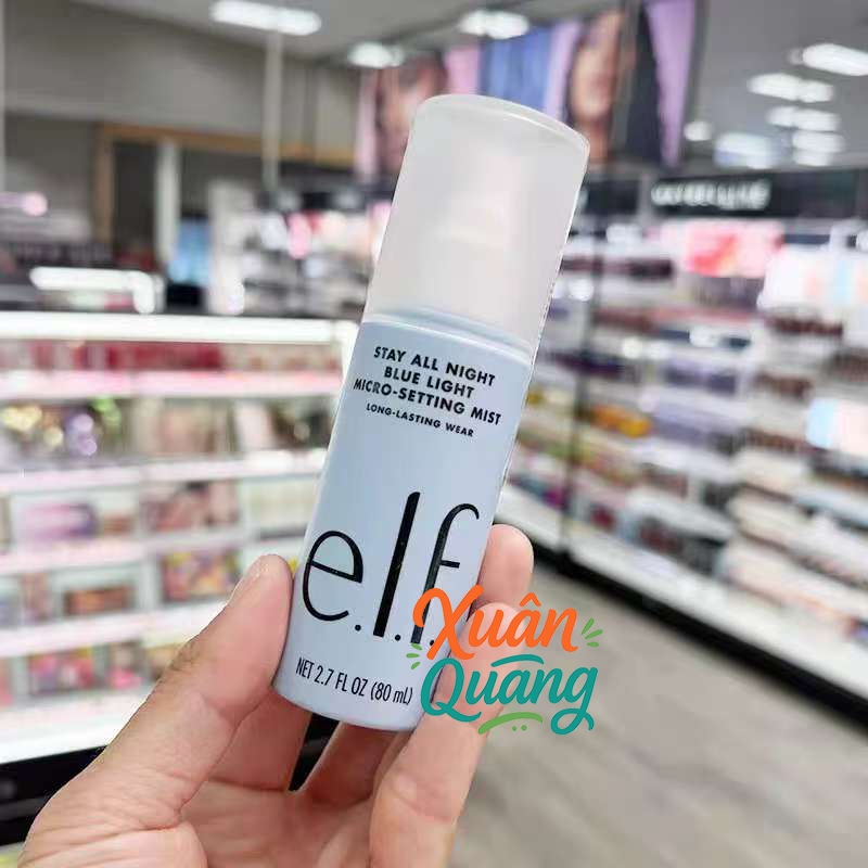 ELF Stay All Night Micro-fine setting mist 80ml | Power Grip Primer | Halo Glow Liquid Filter
