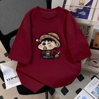 áo phông 3158 KONOVA form rộng chất liệu cotton mát mẻ in hình SHIN MŨ