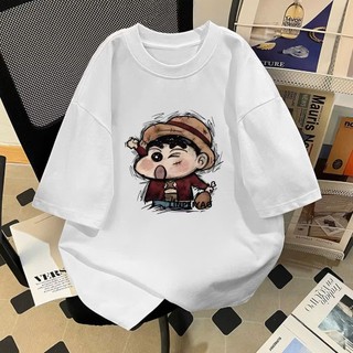 áo phông 3158 KONOVA form rộng chất liệu cotton mát mẻ in hình SHIN MŨ