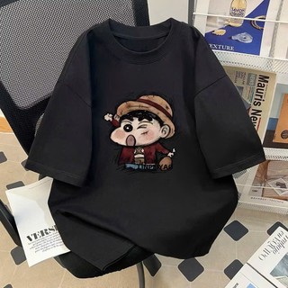 áo phông 3158 KONOVA form rộng chất liệu cotton mát mẻ in hình SHIN MŨ