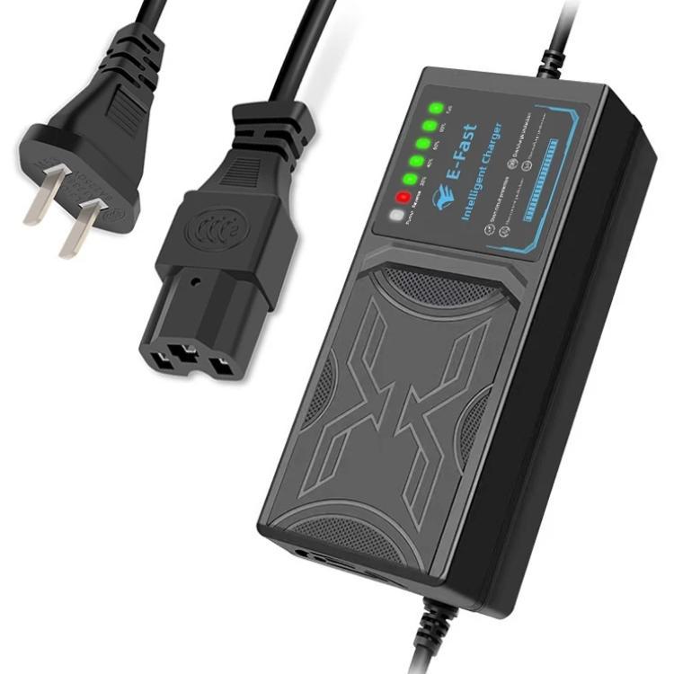 Sạc xe điện E-Fast chống cháy thông minh tự động ngắt khi đầy chống phù bình 48V 12Ah 20Ah 60V