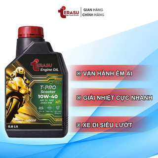 Dầu Nhớt Xe Ga T-PRO MB 0.8L TERASU SL 10W40 Thay Định Kỳ Làm Mát Máy, Xe Bốc, Tiết Kiệm Nhiên Liệu