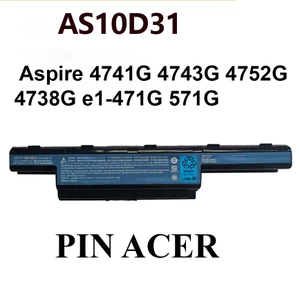 Pin LAPTOP ACER Aspire 4741G 4743G 4752G 4738G e1-471G/571G AS10D31 BH 12 THÁNG