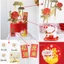 Combo 100 Mèo Thần Tài Trang Trí Bánh Kem | Tượng Maneki Neko May Mắn | Decor Bánh & Quà Tặng DUHA 040