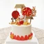 Combo 100 Mèo Thần Tài Trang Trí Bánh Kem | Tượng Maneki Neko May Mắn | Decor Bánh & Quà Tặng DUHA 040
