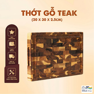 [Sản phẩm mới] Thớt gỗ Teak Keo Acacia, hàng cao cấp xuất khẩu, hạn chế mùn mốc, an toàn sức khỏe