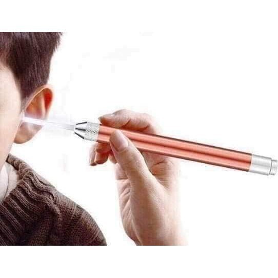 Ngoáy Tai 3 in 1 Có Đèn Pin, Bộ Đèn Soi Lấy Ráy Tai Hộp Nhôm Cao Cấp,tặng kèm pin