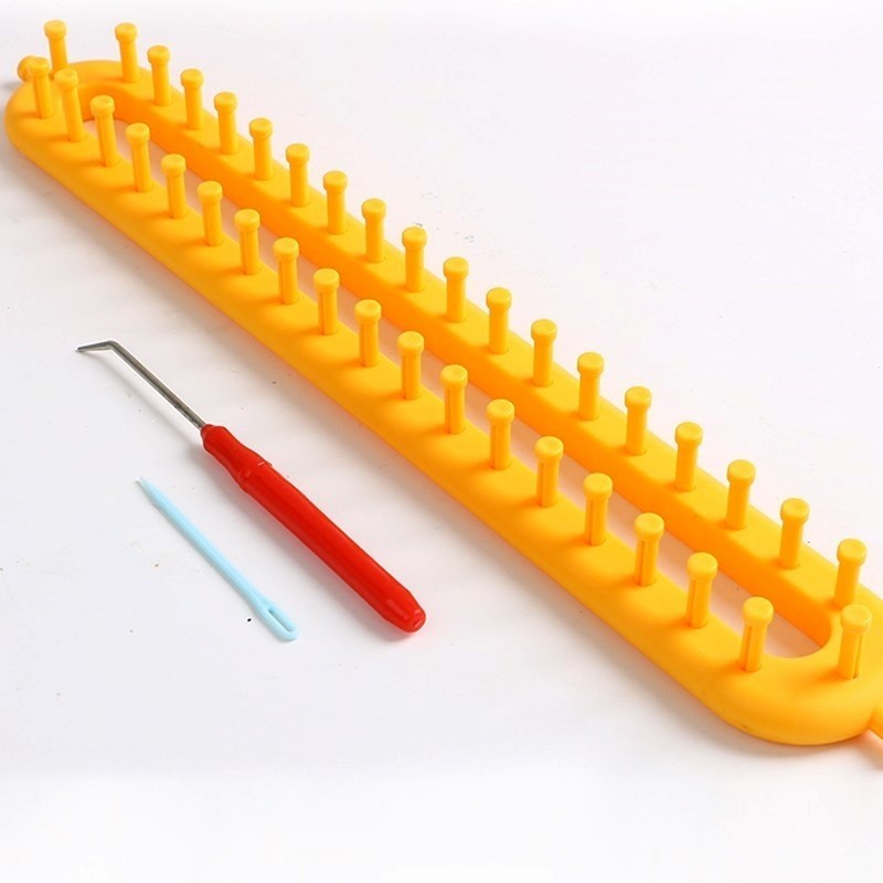 Khung loom đan khăn - Bộ dụng cụ đan khăn len đơn giản | Tiệm Len Của Sam - Sam Crochet