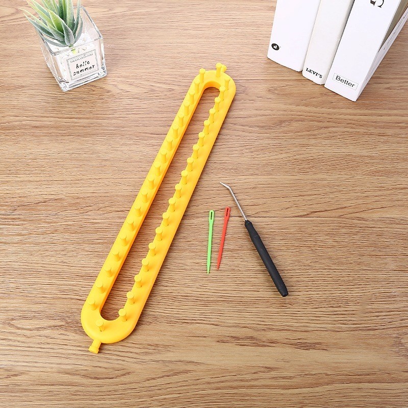 Khung loom đan khăn - Bộ dụng cụ đan khăn len đơn giản | Tiệm Len Của Sam - Sam Crochet