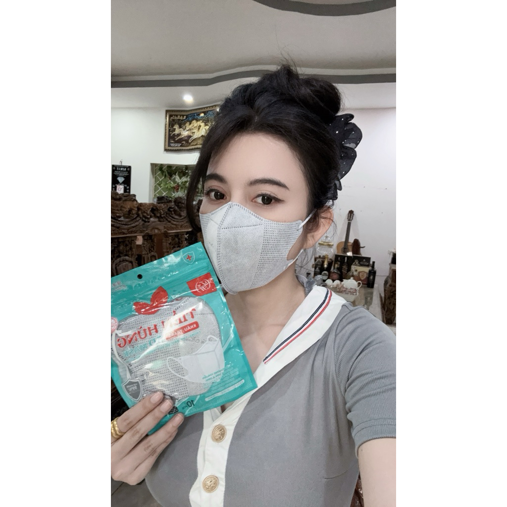 Thùng 500 Cái Khẩu Trang 5D Tiến Hùng Cao Cấp | Form Hàn Quốc | Thoáng Khí Không Bí | Mask 5D Ôm Mặt