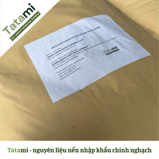 [SIÊU RẺ] 25KG Sáp Đậu Nành TATAMI Nhập Khẩu Chính Ngạch Nguyên Liệu Làm Nến Thơm Tự Nhiên