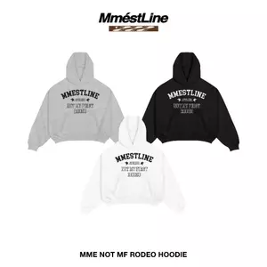 Áo khoác MMESTLINE "NOT MF RODEO" form Boxy vải nỉ bông