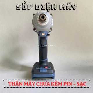 Máy chuyên vít búa pin 21V Makita lực siết 450Nm động cơ không chổi than chân pin phổ thông