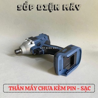 Máy chuyên vít búa pin 21V Makita lực siết 450Nm động cơ không chổi than chân pin phổ thông