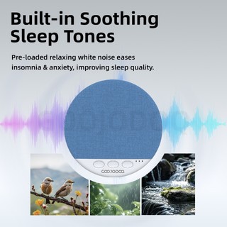 Loa Bluetooth Ngủ GOOJODOQ Siêu Mỏng 11mm Dành Cho Người Nằm Nghiêng, Phát Nhạc Nhẹ Bảo Vệ Tai