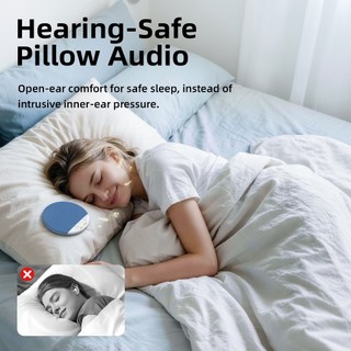 Loa Bluetooth Ngủ GOOJODOQ Siêu Mỏng 11mm Dành Cho Người Nằm Nghiêng, Phát Nhạc Nhẹ Bảo Vệ Tai