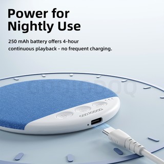 Loa Bluetooth Ngủ GOOJODOQ Siêu Mỏng 11mm Dành Cho Người Nằm Nghiêng, Phát Nhạc Nhẹ Bảo Vệ Tai