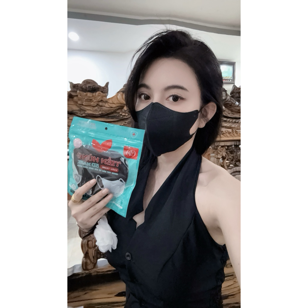 50 Cái Khẩu Trang 5D Tiến Hùng Cao Cấp | Form Hàn Quốc | Thoáng Khí Không Bí | Mask 5D Ôm Mặt