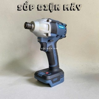 Máy chuyên vít pin Makita, Không chổi than Lực siết 450Nm, 2 Tốc độ Đầu lục giác 6.35 Chuẩn Dây Đồng Không Than