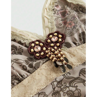 Váy Hai Dây Tầng Họa Tiết Paisley - Dark Vintage Charm( Hàng oder không huỷ hàng giúp e)