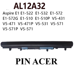 Pin Acer Aspire E1-522 532 572 572G 510 510P V5-431 471 471P 531 571 571P 571 BH 12 Tháng