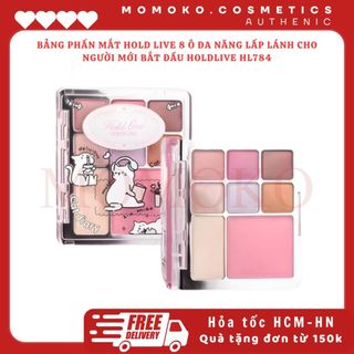 Bảng Phấn Mắt Hold Live 8 ô Đa Năng Lấp Lánh Cho Người Mới Bắt Đầu Holdlive HL784