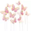 Combo 100 Set Bướm Trang Trí Bánh Kem (Set 10 Con) – Bộ Cánh Bướm 3d Bay Lượn, Đẹp Như Cổ Tích DUHA 069