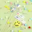 Combo 10 Set Cắm Tag Giấy Chữ Happy Birthday Trang Trí Bánh Kem - Phụ Kiện Bánh Sinh Nhật DUHA 075