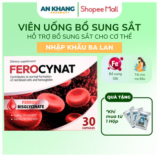Viên Uống Bổ Sung Sắt Ferocynat Ba Lan - Hỗ Trợ Tăng Cường Sức Khỏe - Ngăn Ngừa Tình Trạng Thiếu Máu