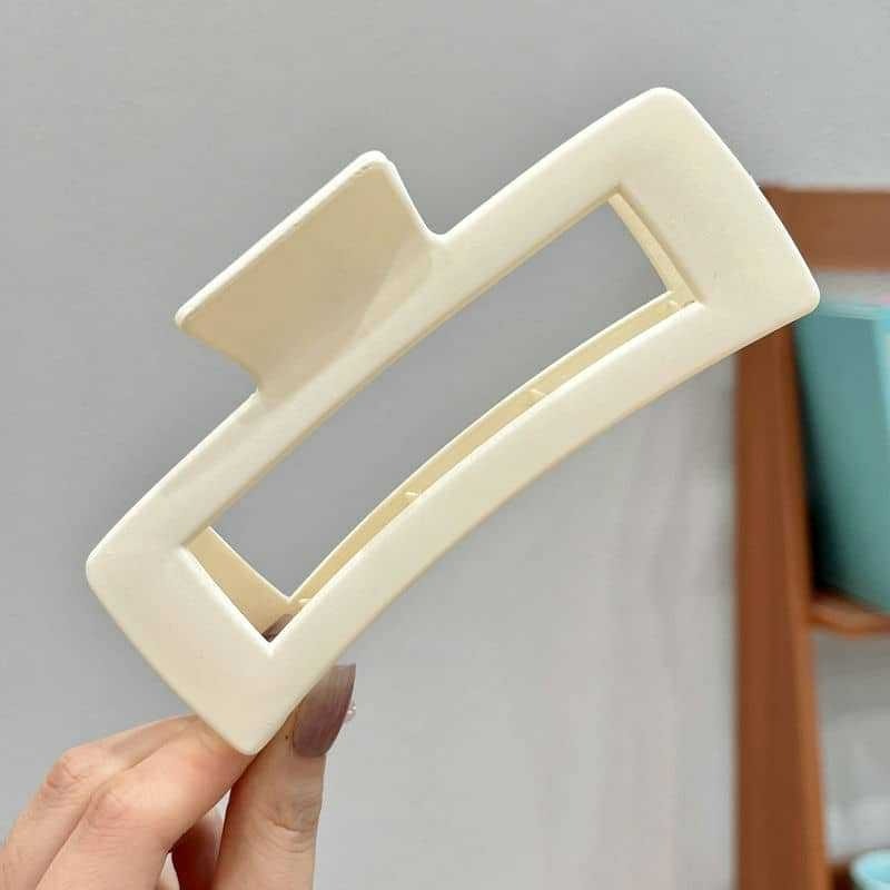 Set Cặp Tóc Càng Cua Vuông Nhám Lì 03 Chiếc – Kẹp Tóc Nữ Bản To Chữ Nhật Style Minimalism Hiện Đại