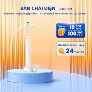 Bàn Chải Điện PHILIPS Sonicare HX4031/21, Công Nghệ Sóng Âm, Chải Sạch Sâu, Bảo Hành 24 Tháng