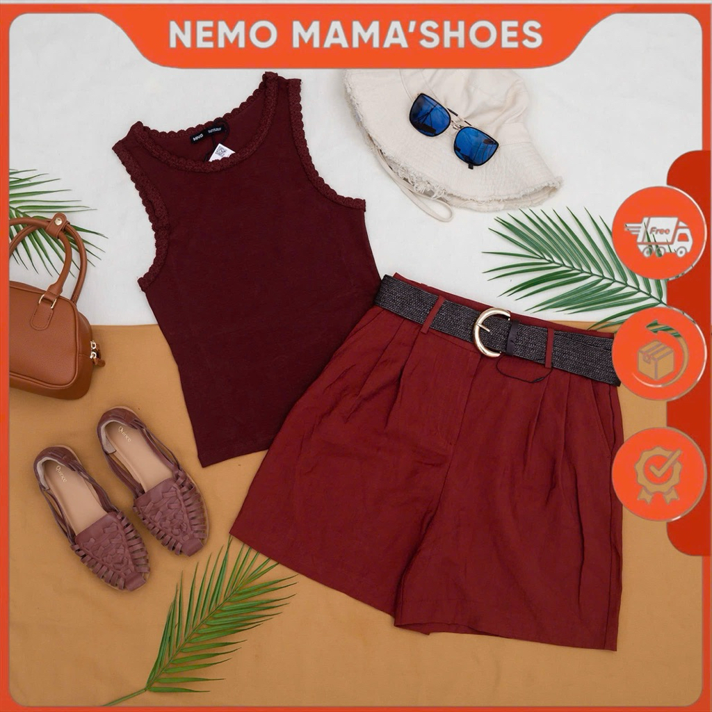 ZARA QUẦN SHORT NGỐ KÈM ĐAI LƯNG THỜI TRANG (260416024)