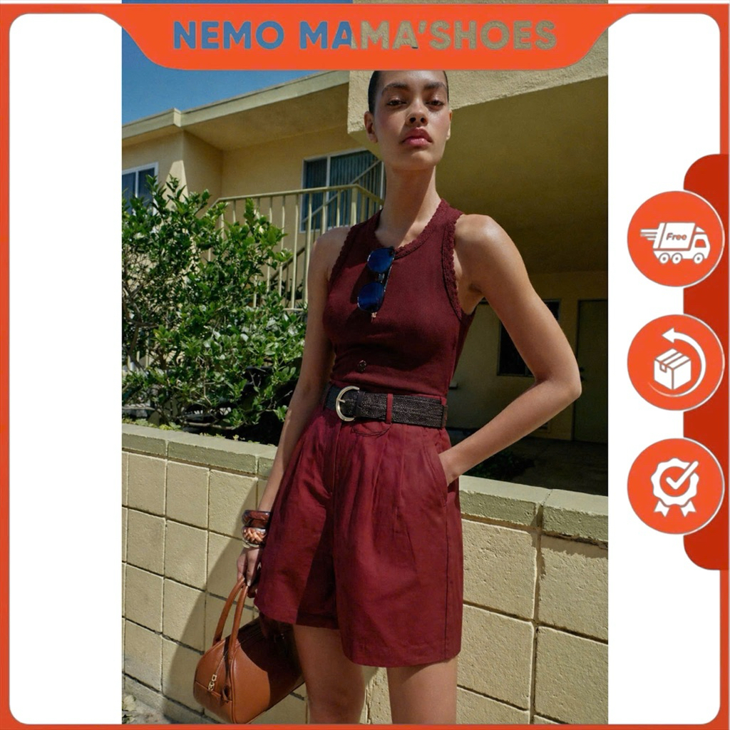 ZARA QUẦN SHORT NGỐ KÈM ĐAI LƯNG THỜI TRANG (260416024)