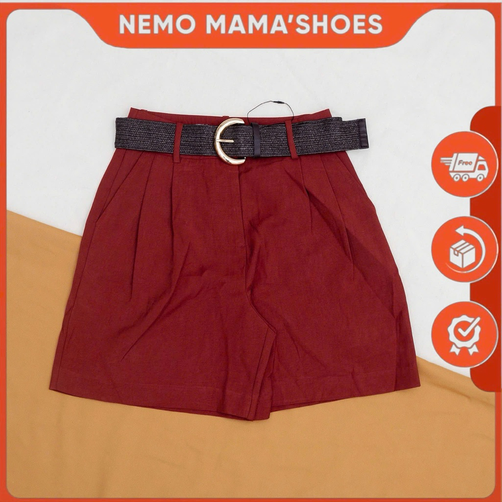 ZARA QUẦN SHORT NGỐ KÈM ĐAI LƯNG THỜI TRANG (260416024)