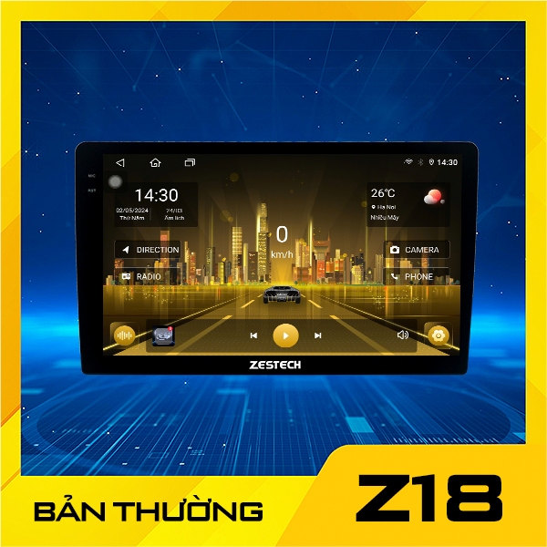Màn hình androi zestech Z18 và Z18 liền camera 360 bản mới nhất 2025 ...