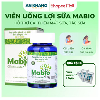 Viên Uống Lợi Sữa Mabio – Tăng Tiết Sữa, Gọi Sữa Nhanh, Ngăn Ngừa Tắc Tia Sữa