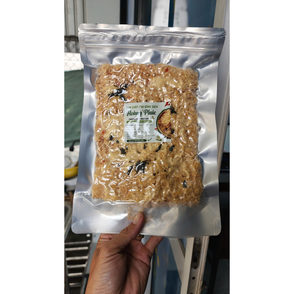 Cơm cháy chà bông rong biển Hoàng Phúc siêu ngon gói 160g