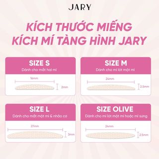 Miếng Dán Kích Mí Tàng Hình Jary Eyelid Tape 120 Miếng Duduhouse