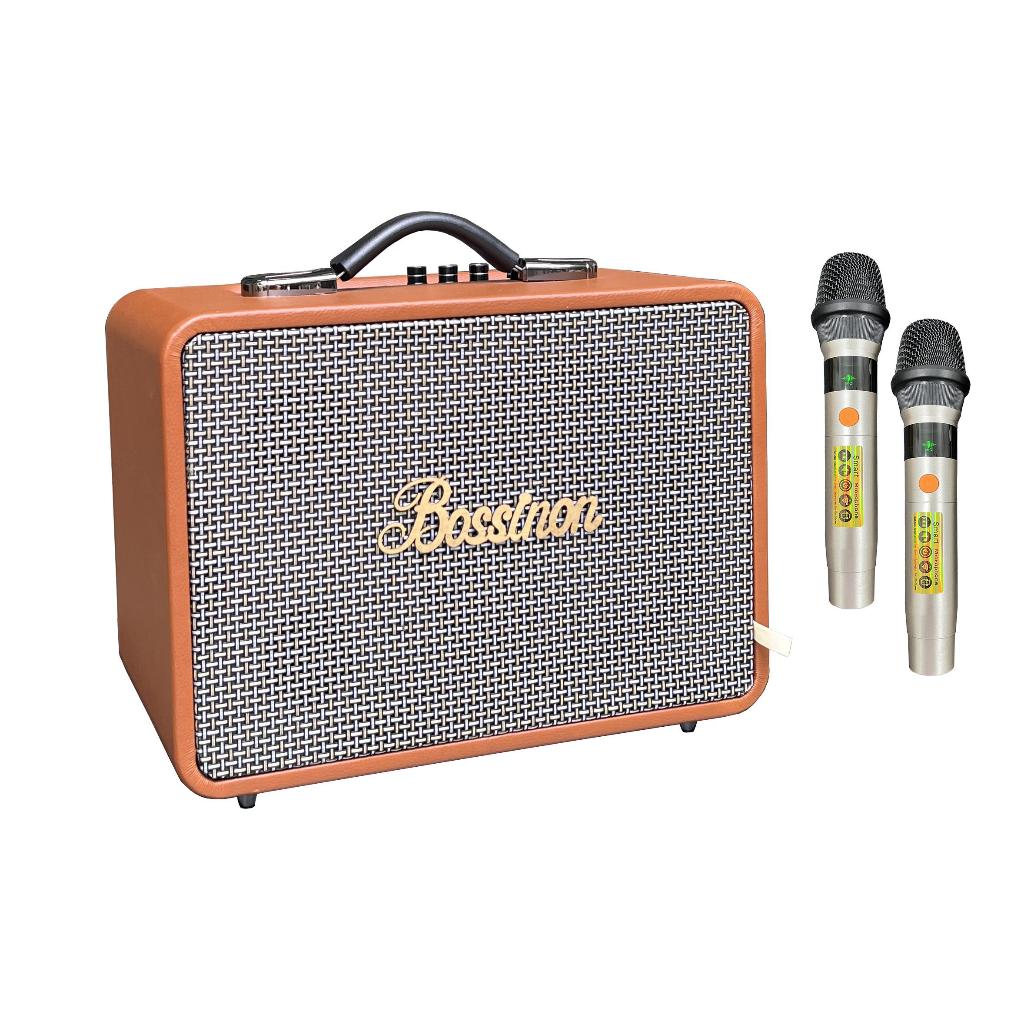 Loa Xách Tay mini Karaoke S12 - Bass 20cm Mạnh Mẽ, Âm Thanh Sống Động, Tặng Kèm 2 Micro