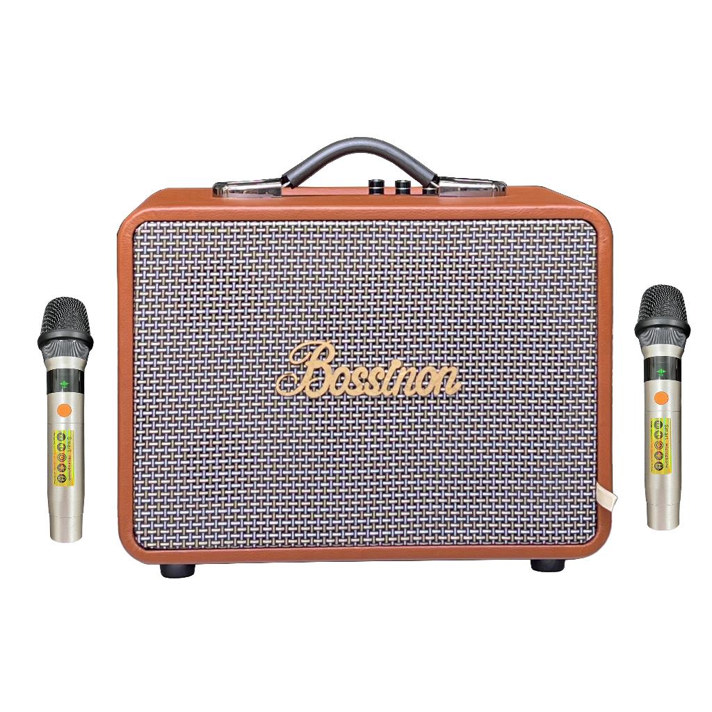 Loa Xách Tay mini Karaoke S12 - Bass 20cm Mạnh Mẽ, Âm Thanh Sống Động, Tặng Kèm 2 Micro