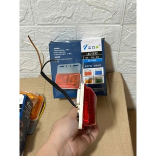 Đèn led sườn , đèn hông xe tải chống nước điện 12v 24v SD4009 loại lớn 3 màu xanh dương, xanh lá, đỏ siêu sáng.D