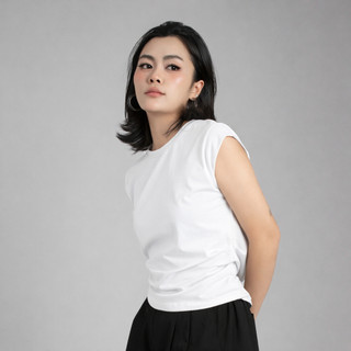 [HOẢ TỐC] Áo Thun Cotton Nữ Sát Nách Form Ôm Nhẹ Hàn Quốc | Benny T-shirt