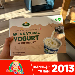 Sữa Chua Arla Natural Yogurt – Strawberry/Cherry – Lốc 6 Hộp x 100g, Mịn – Ít Ngọt – Dễ Ăn Cho Bé