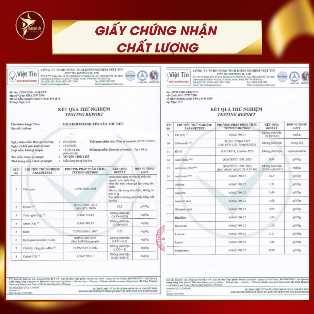 Yến Sào Rút Lông Nguyên Tổ Nguyên Chất 100% - Yến Sào Phạm Gia