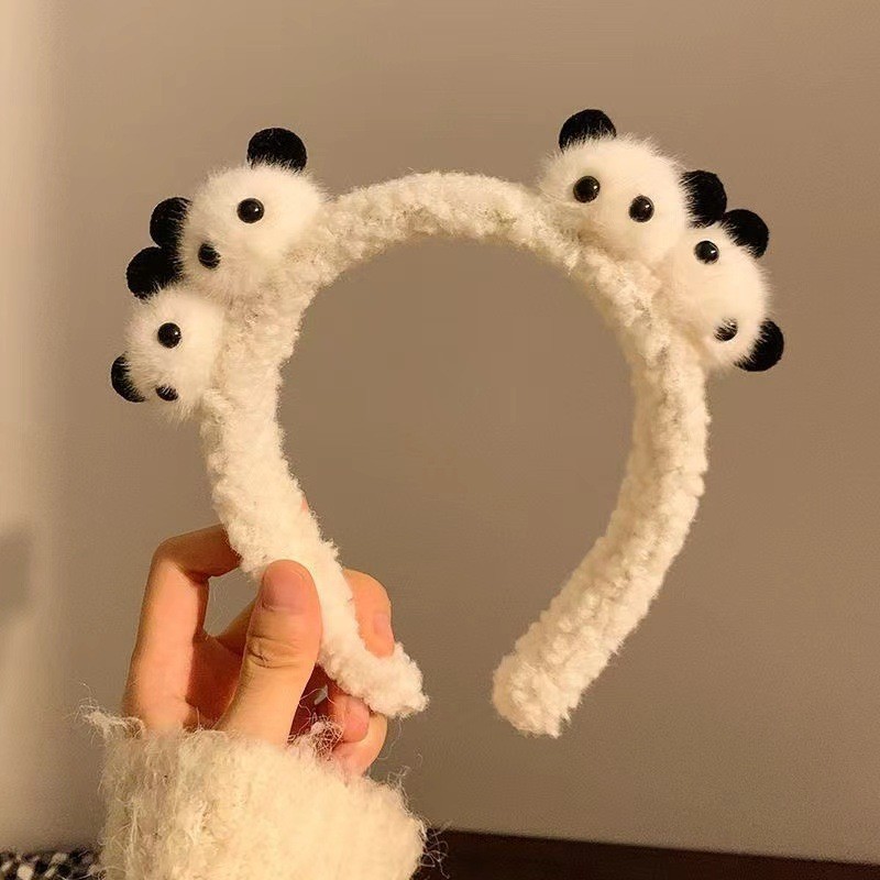 Bờm Tóc Lông Nhung Hoạt Hình 3D – Băng Đô Cài Tóc Sanrio & Động Vật Cute Siêu Mềm