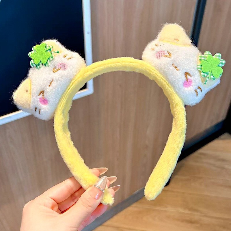 Bờm Tóc Lông Nhung Hoạt Hình 3D – Băng Đô Cài Tóc Sanrio & Động Vật Cute Siêu Mềm